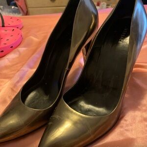 Versace Gunmetal High Heels Size 41